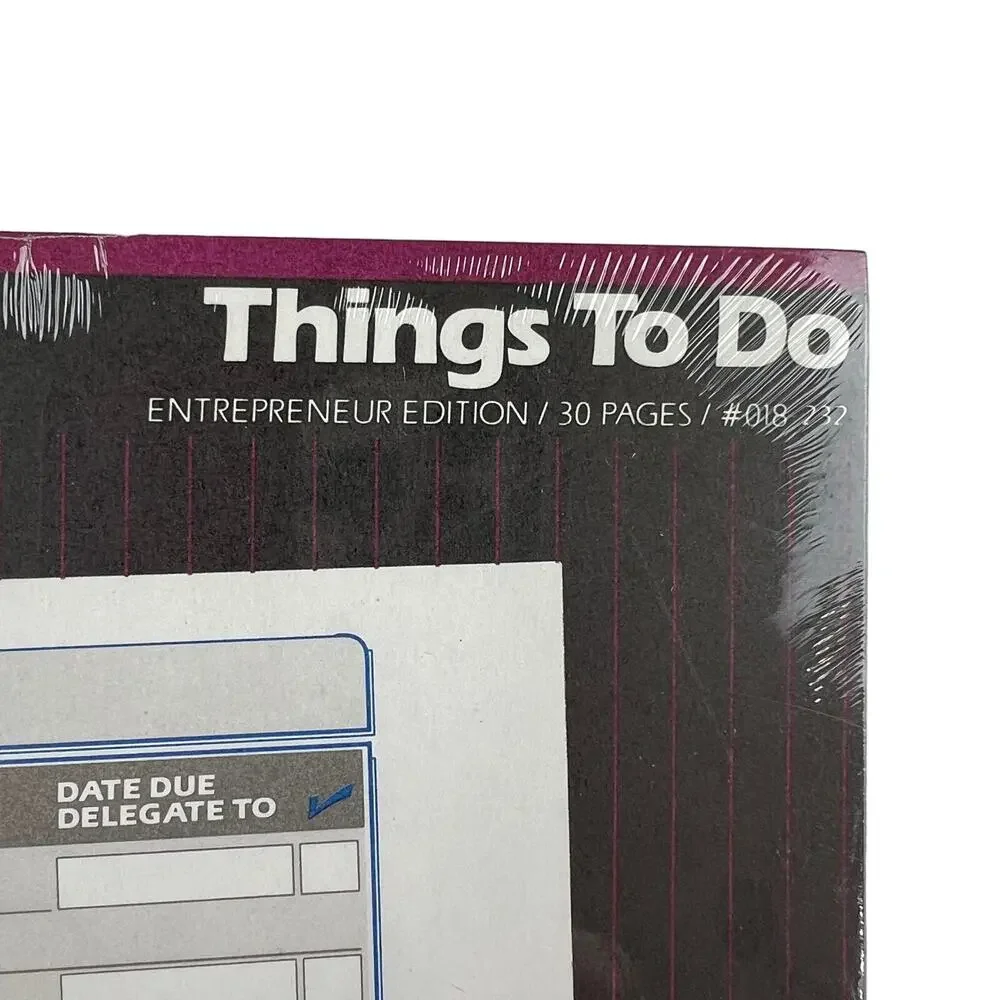 DAY RUNNER Things To Do Refill Entrepreneur Edition 30 Pages Ring NEW Sealed